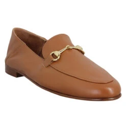 BOBBIES Jill Cuir Femme Camel Bis