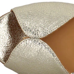BOBBIES Samba Cuir Lame Femme Or Champagne -Magasin De Chaussures De Mode bobbies samba cuir lame femme or champagne 7