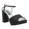 CAREL Plisse Cuir Femme Noir