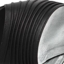 CAREL Plisse Cuir Femme Noir -Magasin De Chaussures De Mode carel plisse cuir femme noir 7