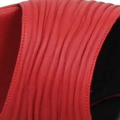 CAREL Plisse Cuir Femme Rouge -Magasin De Chaussures De Mode carel plisse cuir femme rouge 7