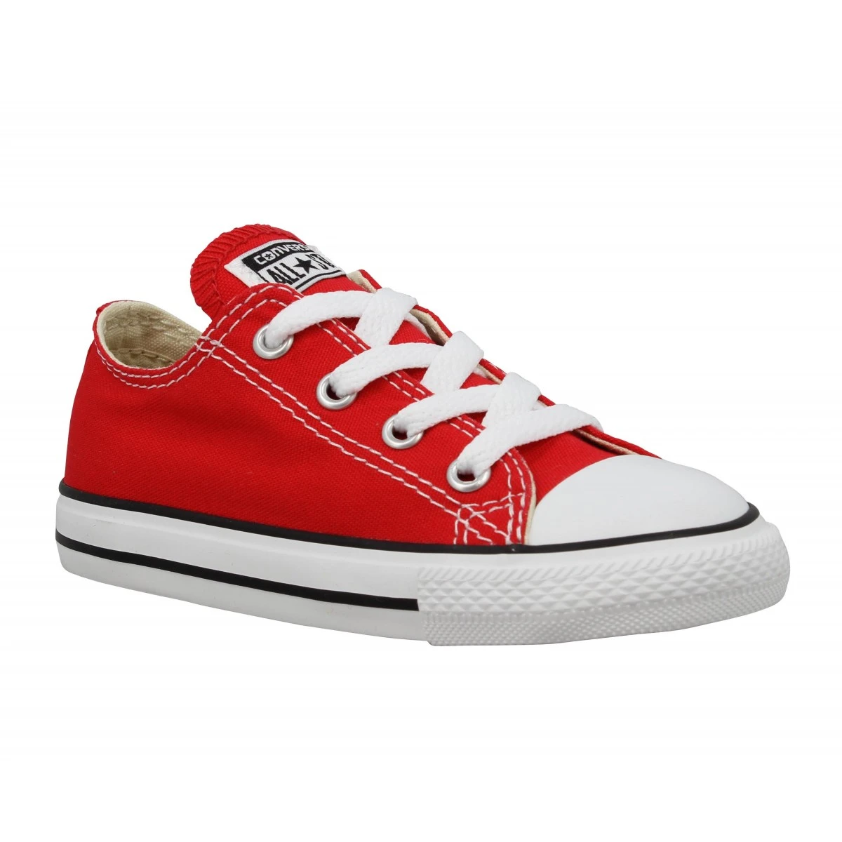 CONVERSE Chuck Taylor All Star Toile Enfant Rouge 3 CONVERSE Chuck Taylor All Star Toile Enfant Rouge