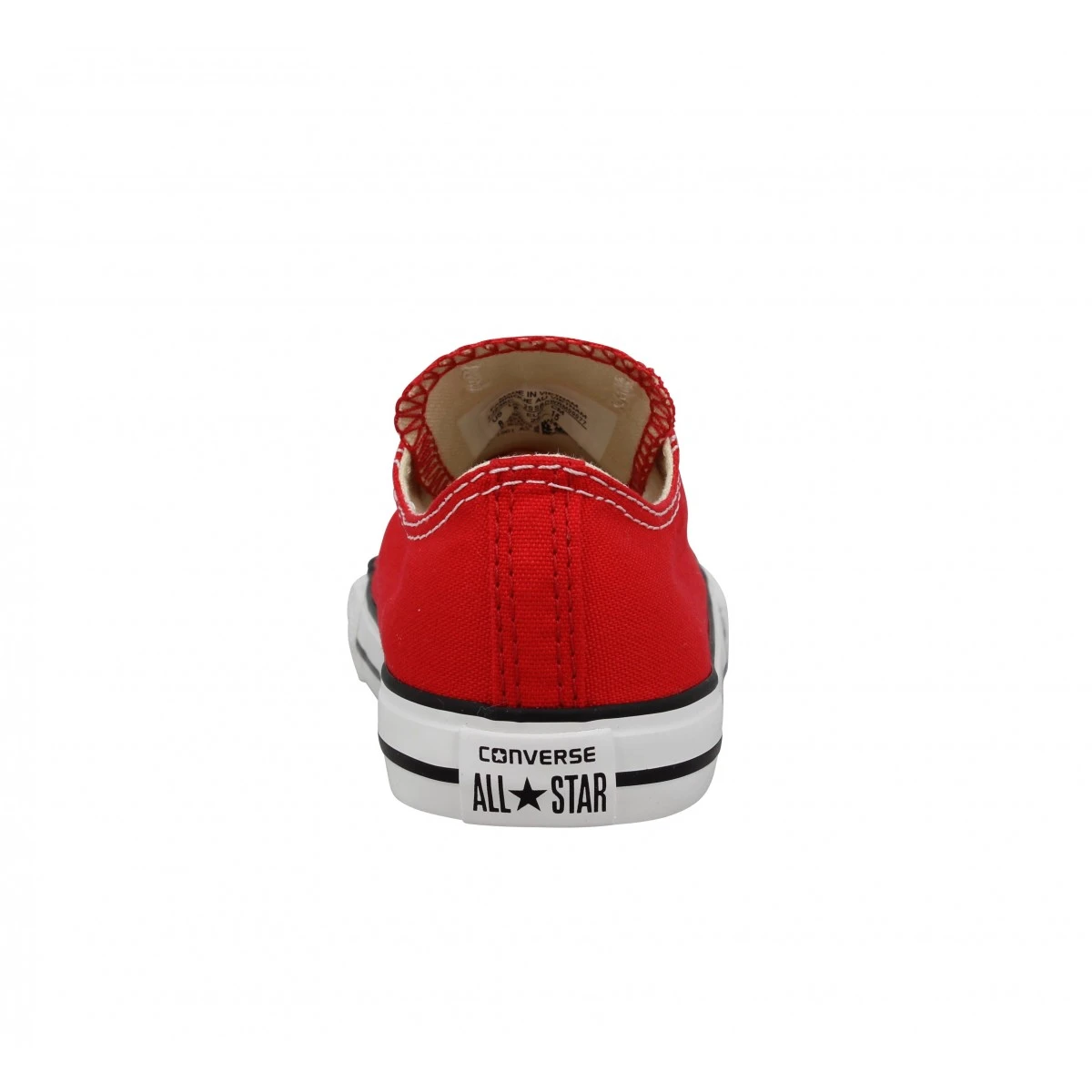 CONVERSE Chuck Taylor All Star Toile Enfant Rouge 5 CONVERSE Chuck Taylor All Star Toile Enfant Rouge – Image 3