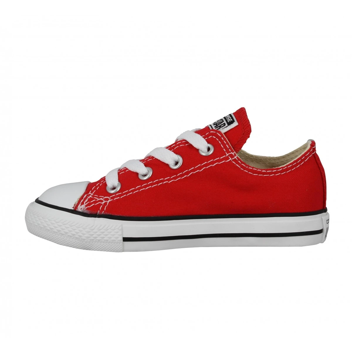 CONVERSE Chuck Taylor All Star Toile Enfant Rouge 6 CONVERSE Chuck Taylor All Star Toile Enfant Rouge – Image 4