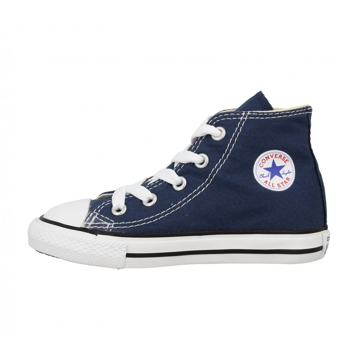 CONVERSE Chuck Taylor All Star Hi Toile Enfant Marine 6 CONVERSE Chuck Taylor All Star Hi Toile Enfant Marine – Image 4
