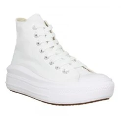 CONVERSE Chuck Taylor All Star Move Hi Toile Femme Blanc