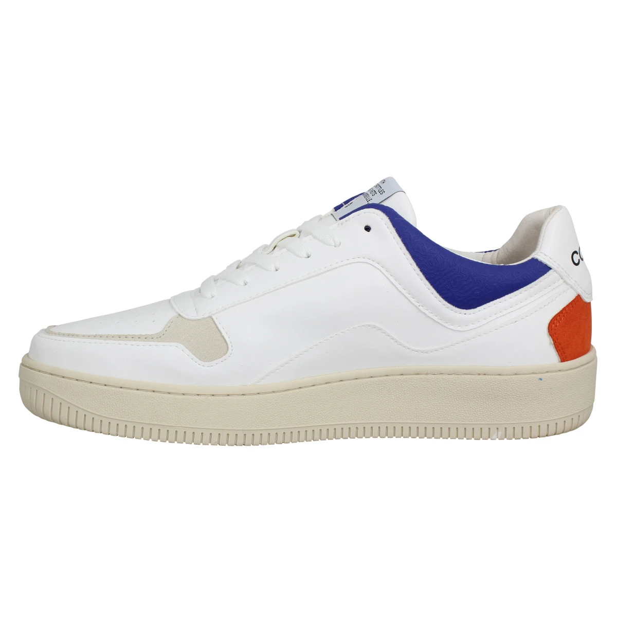 CORAIL Line 90 Bouteilles Recyclees Homme Blanc Navy 6 CORAIL Line 90 Bouteilles Recyclees Homme Blanc Navy – Image 4