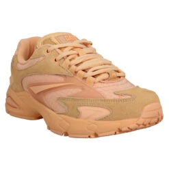 D.A.T.E. DATE SNEAKERS SN23 Velours Toile Femme Orange