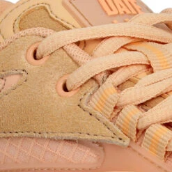 D.A.T.E. DATE SNEAKERS SN23 Velours Toile Femme Orange -Magasin De Chaussures De Mode date sneakers sn23 velours toile femme orange 7