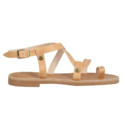 DELPHINE X VICTOR Ambre Cuir Femme Naturel -Magasin De Chaussures De Mode delphine et victor ambre cuir femme naturel 2