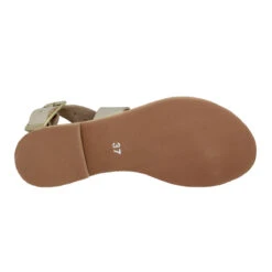 DELPHINE X VICTOR Tara Cuir Femme Gold -Magasin De Chaussures De Mode delphine et victor tara cuir femme gold 6