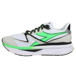 DIADORA Atomo V7000 Toile Homme White Fluo Green -Magasin De Chaussures De Mode diadora atomo v7000 toile homme white fluo green 4
