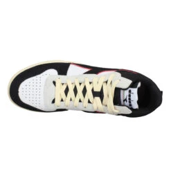 DIADORA Magic Basket Demi Cut Cuir Velours Homme Noir Blanc Rouge 13 DIADORA Magic Basket Demi Cut Cuir Velours Homme Noir Blanc Rouge -Magasin De Chaussures De Mode diadora magic basket demi cut cuir velours homme noir blanc rouge 5