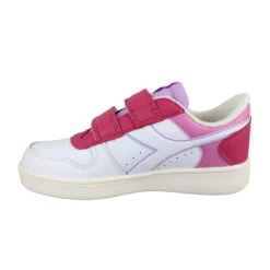DIADORA Magic Basket Low Cuir Simili Enfant Pink -Magasin De Chaussures De Mode diadora magic basket low cuir simili enfant pink 4