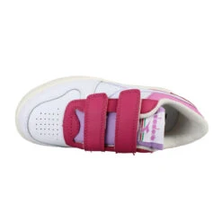 DIADORA Magic Basket Low Cuir Simili Enfant Pink -Magasin De Chaussures De Mode diadora magic basket low cuir simili enfant pink 5