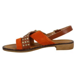 DONNA LUCCA 1588 Cuir Velours Femme Brule Orange -Magasin De Chaussures De Mode donna lucca 1588 cuir velours femme brule orange 4