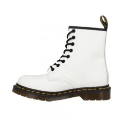Dr. Martens Dr MARTENS 1460 Cuir Smooth Femme Blanc -Magasin De Chaussures De Mode dr martens 1460 cuir smooth femme blanc 4