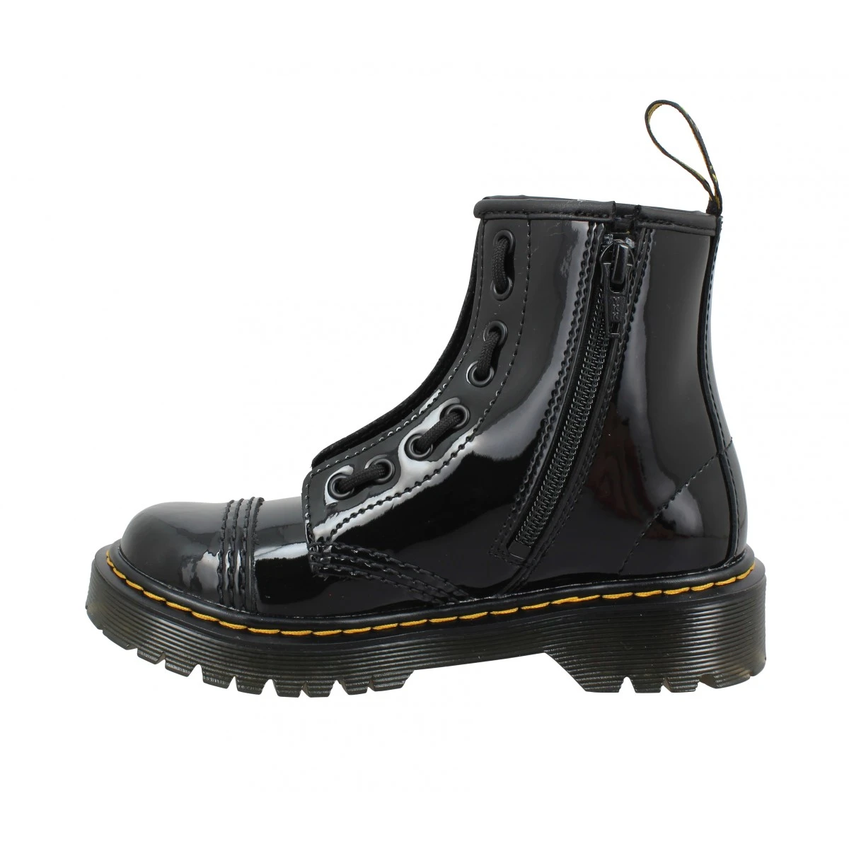 Dr. Martens Dr MARTENS Sinclair Vernis Enfant Noir 6 Dr. Martens Dr MARTENS Sinclair Vernis Enfant Noir – Image 4