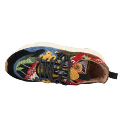 FLOWER MOUNTAIN Yamano Suede Cabuki Print Homme Royal Multi -Magasin De Chaussures De Mode flower mountain yamano suede cabuki print homme royal multi 5