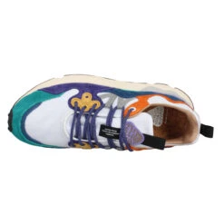 FLOWER MOUNTAIN Yamano Suede Mesh Homme Petrol White -Magasin De Chaussures De Mode flower mountain yamano suede mesh homme petrol white 5