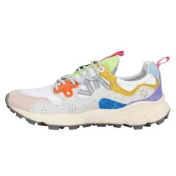 FLOWER MOUNTAIN Yamano Suede Nylon Femme White Pink -Magasin De Chaussures De Mode flower mountain yamano suede nylon femme white pink 4