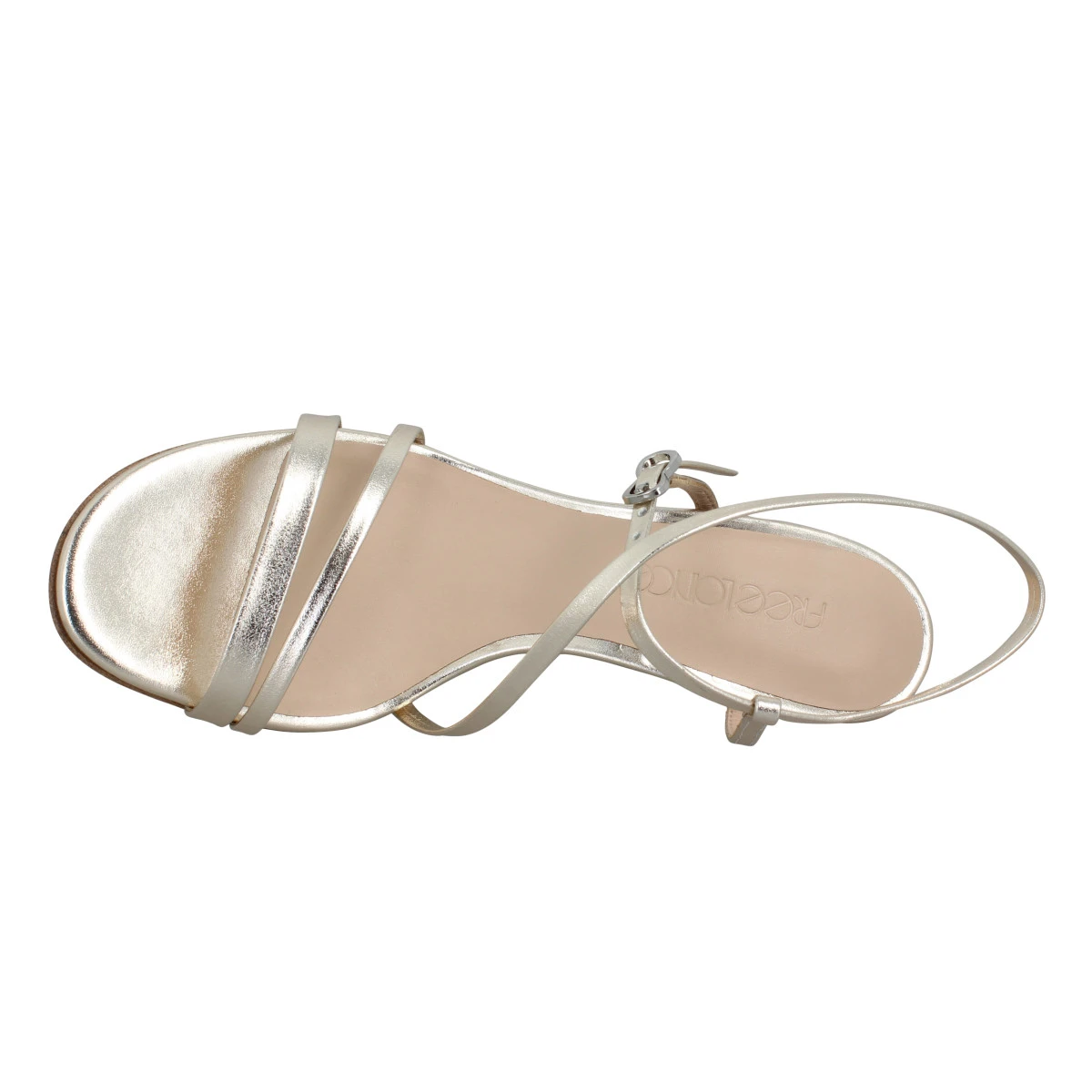 FREE LANCE Bella 65 Cuir Metal Femme Champagne 7 FREE LANCE Bella 65 Cuir Metal Femme Champagne – Image 5