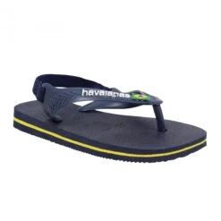 HAVAIANAS Baby Brasil Logo Caoutchouc Enfant Navy