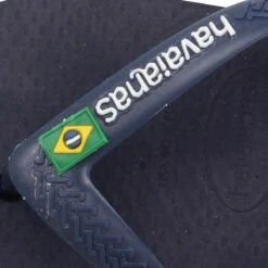 HAVAIANAS Baby Brasil Logo Caoutchouc Enfant Navy -Magasin De Chaussures De Mode havaianas baby brasil logo caoutchouc enfant navy 7