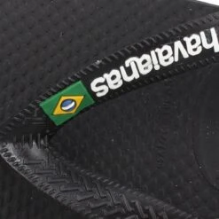 HAVAIANAS Brasil Logo Caoutchouc Enfant Black -Magasin De Chaussures De Mode havaianas brasil logo caoutchouc enfant black 7