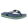 HAVAIANAS Brasil Logo Caoutchouc Enfant Marine -Magasin De Chaussures De Mode havaianas brasil logo caoutchouc enfant marine 1