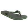 HAVAIANAS Brasil Logo Caoutchouc Homme Green Moss -Magasin De Chaussures De Mode havaianas brasil logo caoutchouc homme green moss 1