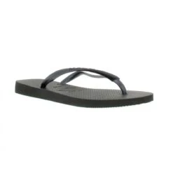 HAVAIANAS Slim Caoutchouc Femme Noir