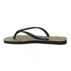 HAVAIANAS Slim Leopard Caoutchouc Enfant Noir -Magasin De Chaussures De Mode havaianas slim leopard caoutchouc enfant noir 4