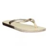 HAVAIANAS Slim Sparkle Caoutchouc Femme Sand -Magasin De Chaussures De Mode havaianas slim sparkle caoutchouc femme sand 1