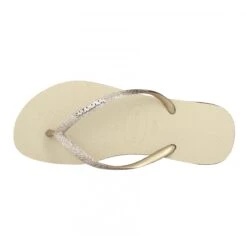 HAVAIANAS Slim Sparkle Caoutchouc Femme Sand -Magasin De Chaussures De Mode havaianas slim sparkle caoutchouc femme sand 5