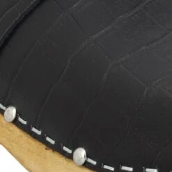 HOOF Chloe Studs Croco Femme Noir -Magasin De Chaussures De Mode hoof chloe studs croco femme noir 7