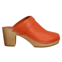 HOOF Eglantine Cuir Femme Orange -Magasin De Chaussures De Mode hoof eglantine cuir femme orange 2