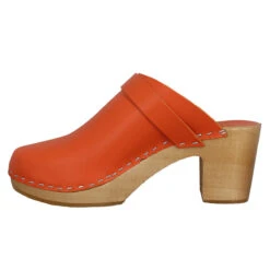 HOOF Eglantine Cuir Femme Orange -Magasin De Chaussures De Mode hoof eglantine cuir femme orange 4