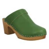 HOOF Eglantine Cuir Femme Vert -Magasin De Chaussures De Mode hoof eglantine cuir femme vert 1