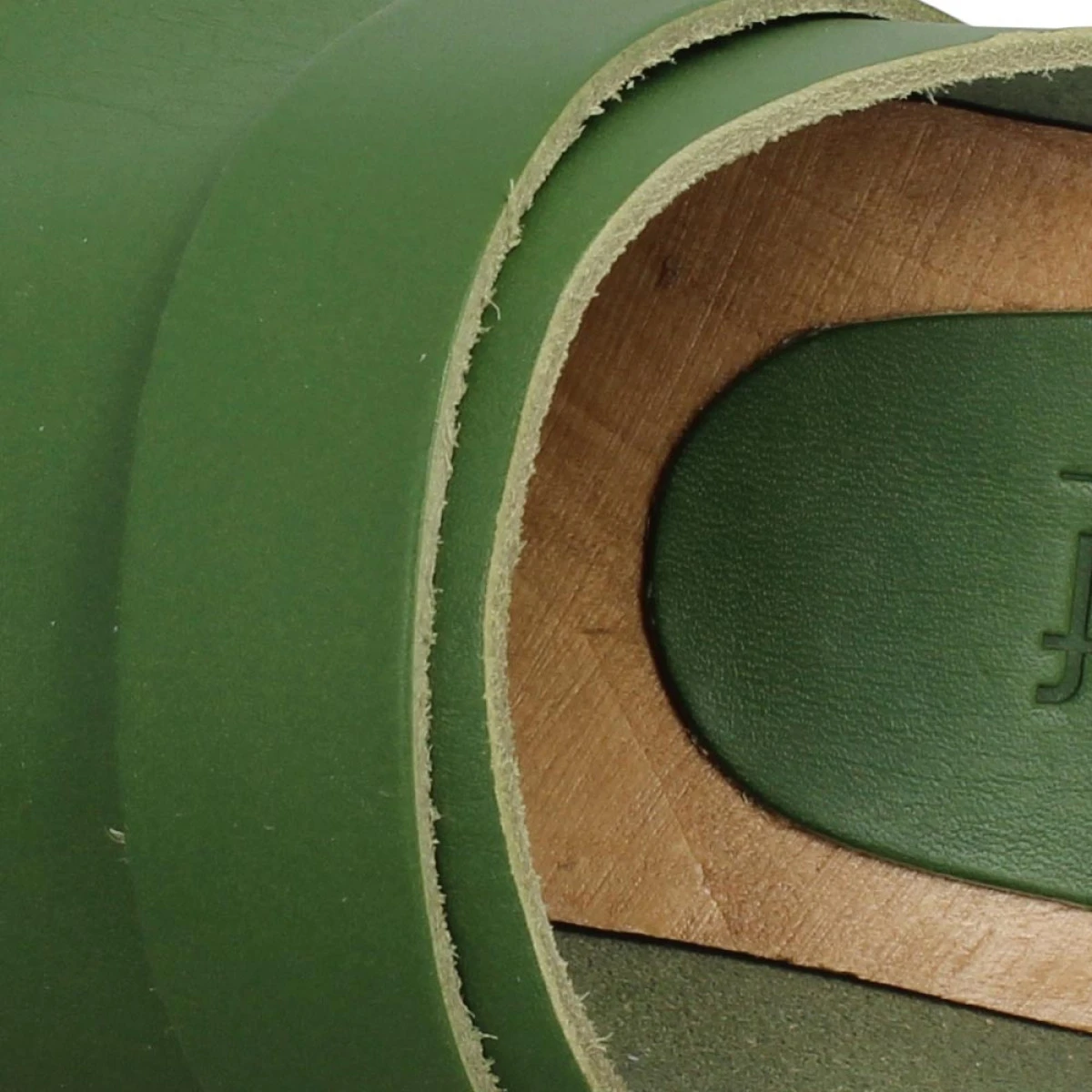 HOOF Eglantine Cuir Femme Vert 9 HOOF Eglantine Cuir Femme Vert – Image 7