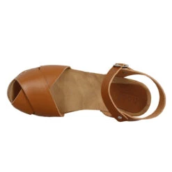 HOOF Mireille Cuir Femme Camel -Magasin De Chaussures De Mode hoof mireille cuir femme camel 5