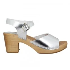 HOOF Rita Cuir Femme Silver -Magasin De Chaussures De Mode hoof rita cuir femme silver 2