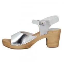 HOOF Rita Cuir Femme Silver -Magasin De Chaussures De Mode hoof rita cuir femme silver 4