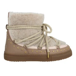 Magasin De Chaussures De Mode -Magasin De Chaussures De Mode inuikii curly rock cuir femme beige 2