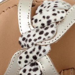 KICKERS Betty Cuir Pony Enfant Or -Magasin De Chaussures De Mode kickers betty cuir pony enfant or 7