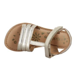 KICKERS Diamanto Cuir Enfant Or -Magasin De Chaussures De Mode kickers diamanto cuir enfant or 5