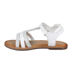 KICKERS Diamanto Suede Cuir Enfant Argent Blanc -Magasin De Chaussures De Mode kickers diamanto suede cuir enfant argent blanc 4