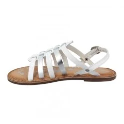 KICKERS Dixon Cuir Enfant Blanc Argent 12 KICKERS Dixon Cuir Enfant Blanc Argent -Magasin De Chaussures De Mode kickers dixon cuir enfant blanc argent 4