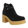 KICKERS Kick Claire Velours Femme Noir -Magasin De Chaussures De Mode kickers kick claire velours femme noir 1