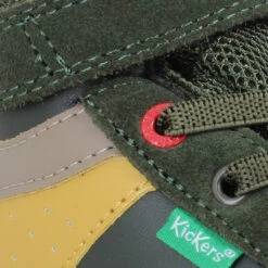 KICKERS Kickalien Suede Mesh Enfant Kaki Jaune 15 KICKERS Kickalien Suede Mesh Enfant Kaki Jaune -Magasin De Chaussures De Mode kickers kickalien suede mesh enfant kaki jaune 7